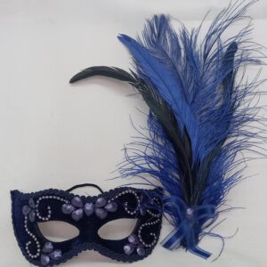 MASCARA AZUL JULIETA FESTA LUXO VENEZIANA