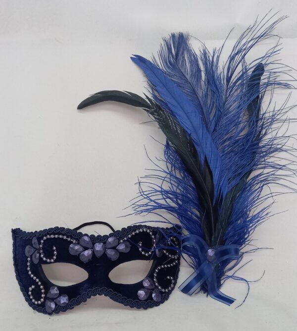 MASCARA AZUL JULIETA FESTA LUXO VENEZIANA