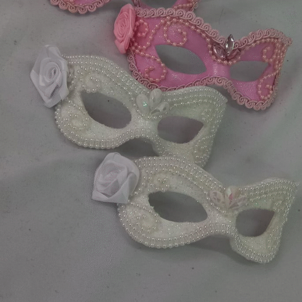 4 Máscaras Julieta Infantil Luxo - Imagem 2