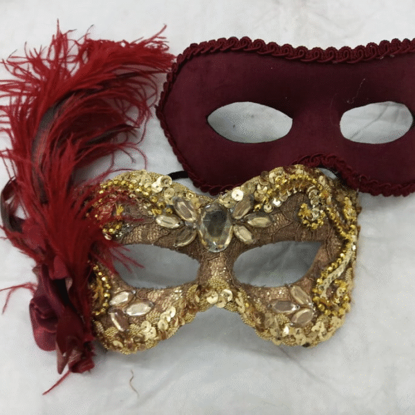 4 Máscaras luxo festa kit caldeirão - Imagem 2