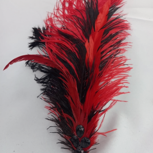 6 MASCARAS LUXO 1 ARRANJO PLUMAS FESTA - Imagem 5