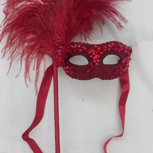 Mascara Colombina Marsala com Haste Plumas Destacáveis Luxo