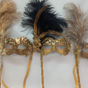 Kit 3 Mascaras Festa Luxo Andreia