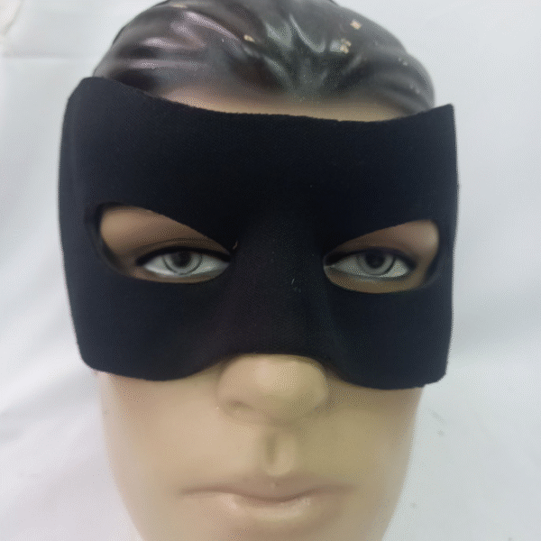 Mascara Romeu Preta Festa Unisex Pode Ser Cortada - Imagem 4