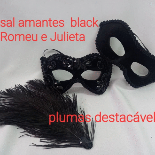 Kit 3 Máscaras Luxo Festa - Imagem 3