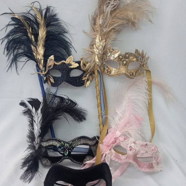 Kit 5 Mascaras Luxo Festa