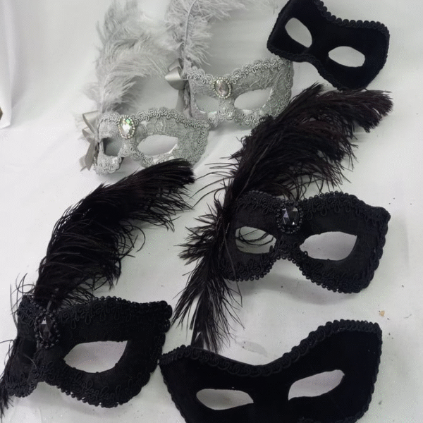 KIT 6 MASCARAS FESTA LUXO