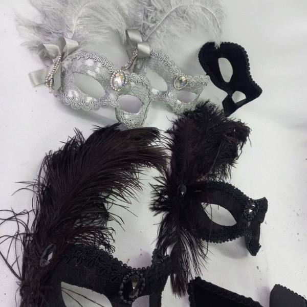 KIT 6 MASCARAS FESTA LUXO - Imagem 2