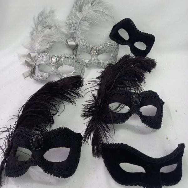 KIT 6 MASCARAS FESTA LUXO - Imagem 3