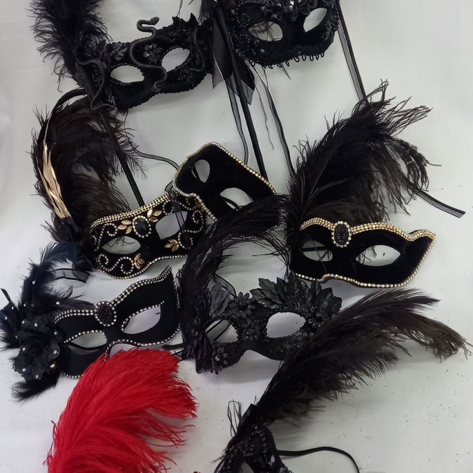kit-9-mascaras-luxo-festa-mascar