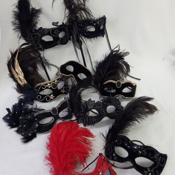 Kit 9 Máscaras Luxo Festa - Imagem 2