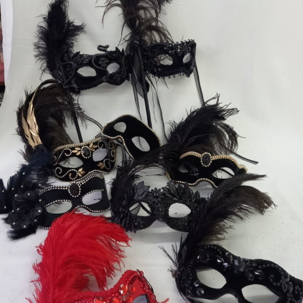 Kit 9 Máscaras Luxo Festa - Imagem 3