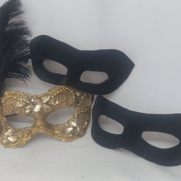 Kit Mascara Familia Mãe Pai Filho Festa Luxo