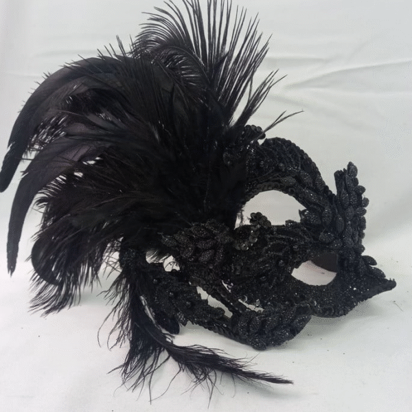 Máscara Black Beautiful Luxo Festa - Imagem 3