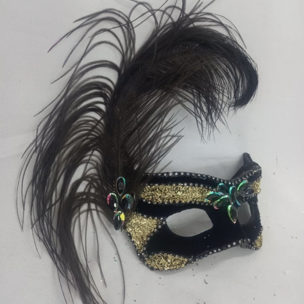 Mascara Cat Preta Dou Luxo Festa - Imagem 2