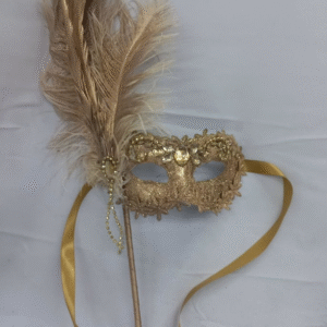 Mascara Colombina Haste Luxo Dourada
