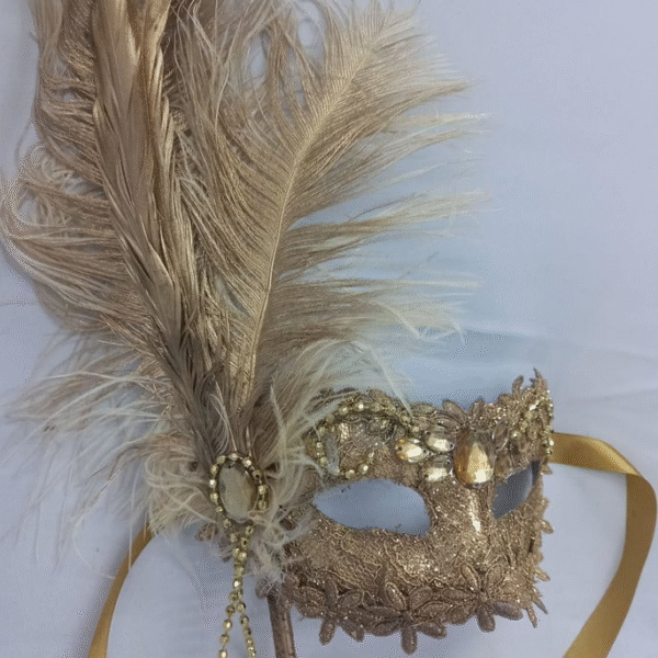 Mascara Colombina Haste Luxo Dourada - Imagem 2