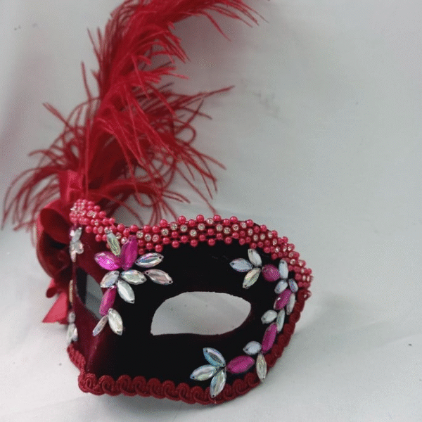 Mascara Colombina Marsala com Haste - Imagem 3