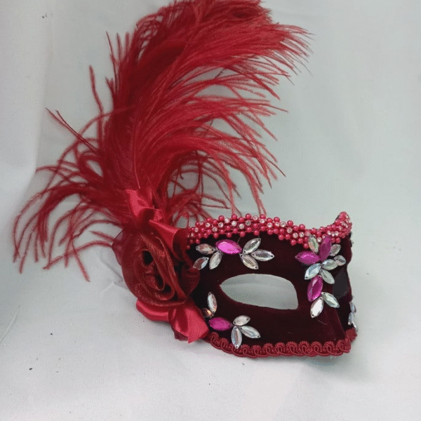 Mascara Colombina Marsala com Haste - Imagem 4