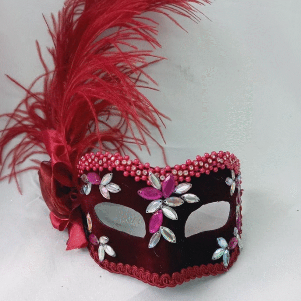 Mascara Colombina Marsala com Haste - Imagem 5