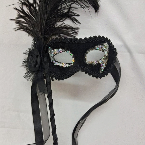 Kit 3 Mascaras Haste Luxo Festa - Imagem 3