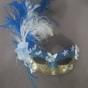 Máscara Maré festa luxo
