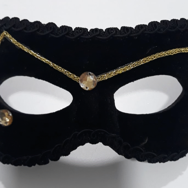 Máscara Masculina Luxo Festa Baile Carnaval