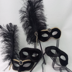 Máscaras dois casais luxo festa