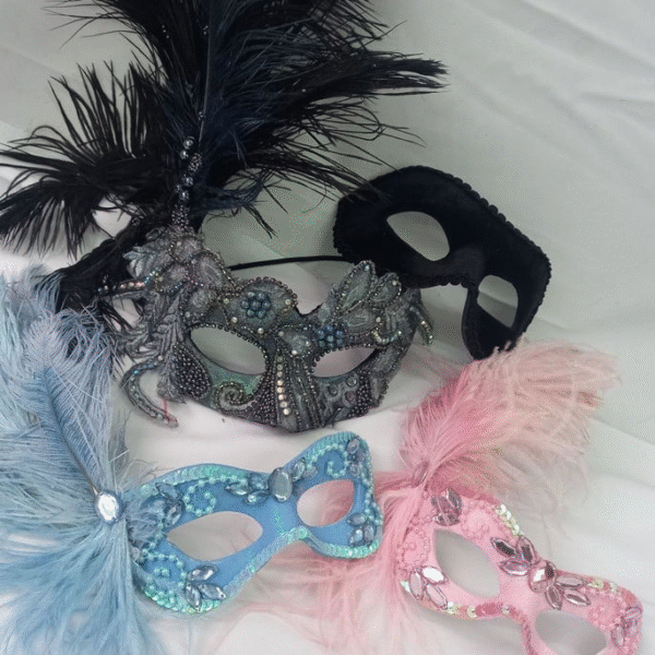 Máscaras Marcia Kit 4 Festa Luxo - Imagem 2