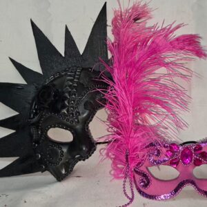 Kit 3 casais máscaras  luxo festa